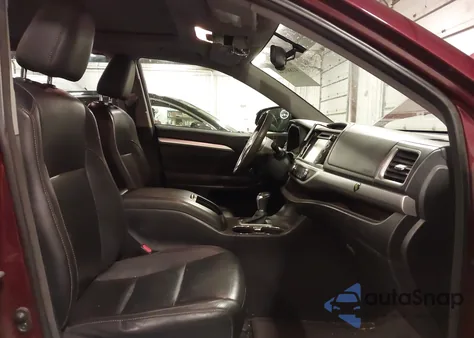 2014 Toyota Highlander Xle V6 from USA, damaged, VIN 5TDJKRFH9ES028450